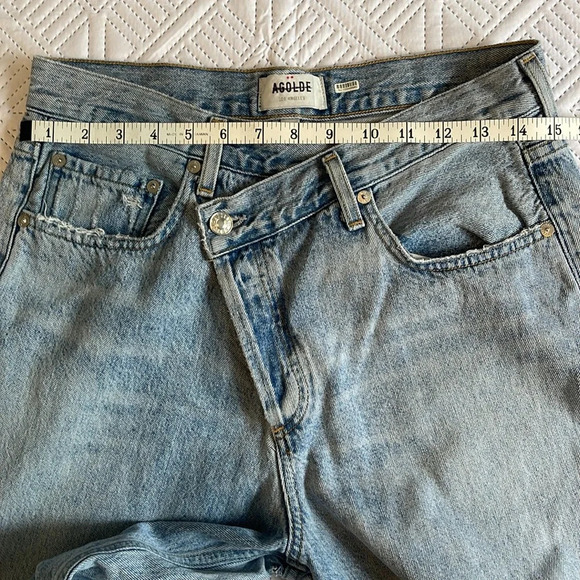 AGOLDE Criss Cross Upsized Jeans in Suburbia Size 28 - Picture 4 of 12